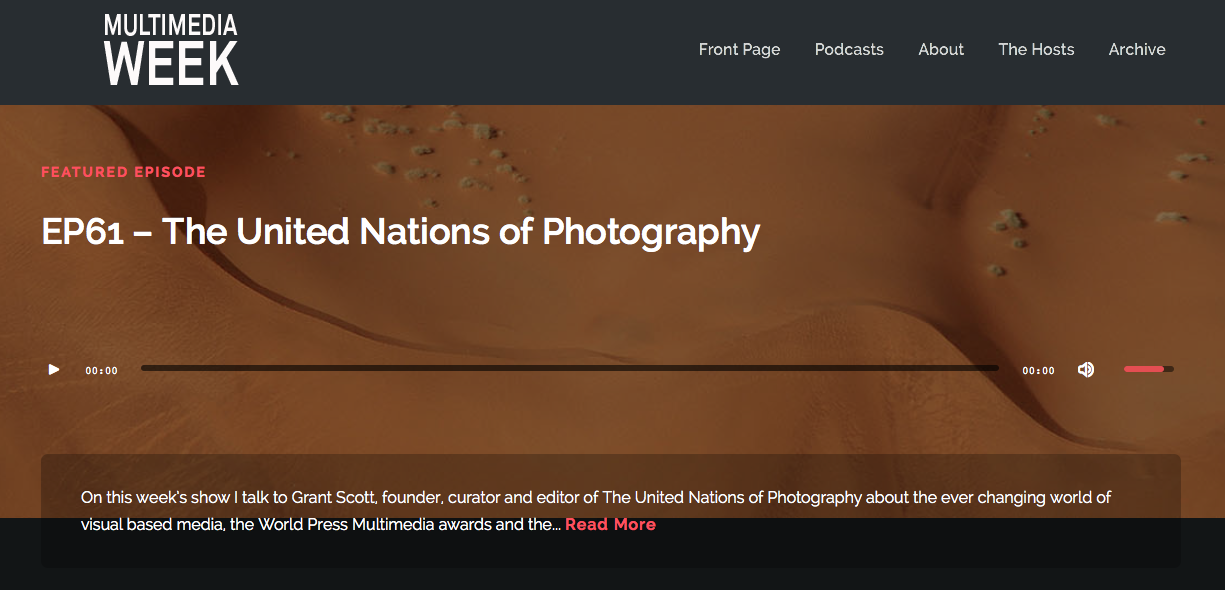 Multimedia Week Podcast: TheUNP, Photography, Moving Image and The Future…