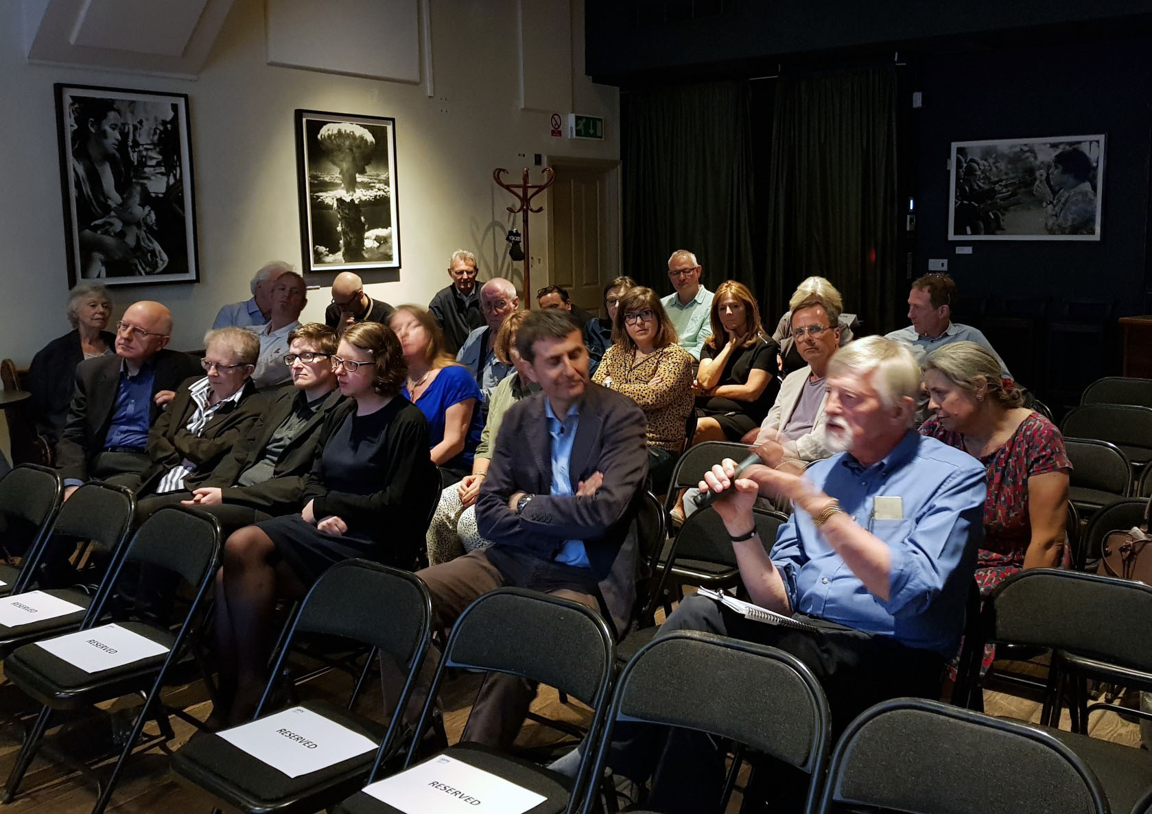 It’s Good to Meet, Talk and Drink Cold Coffee or Stale Wine From a Plastic Cup…