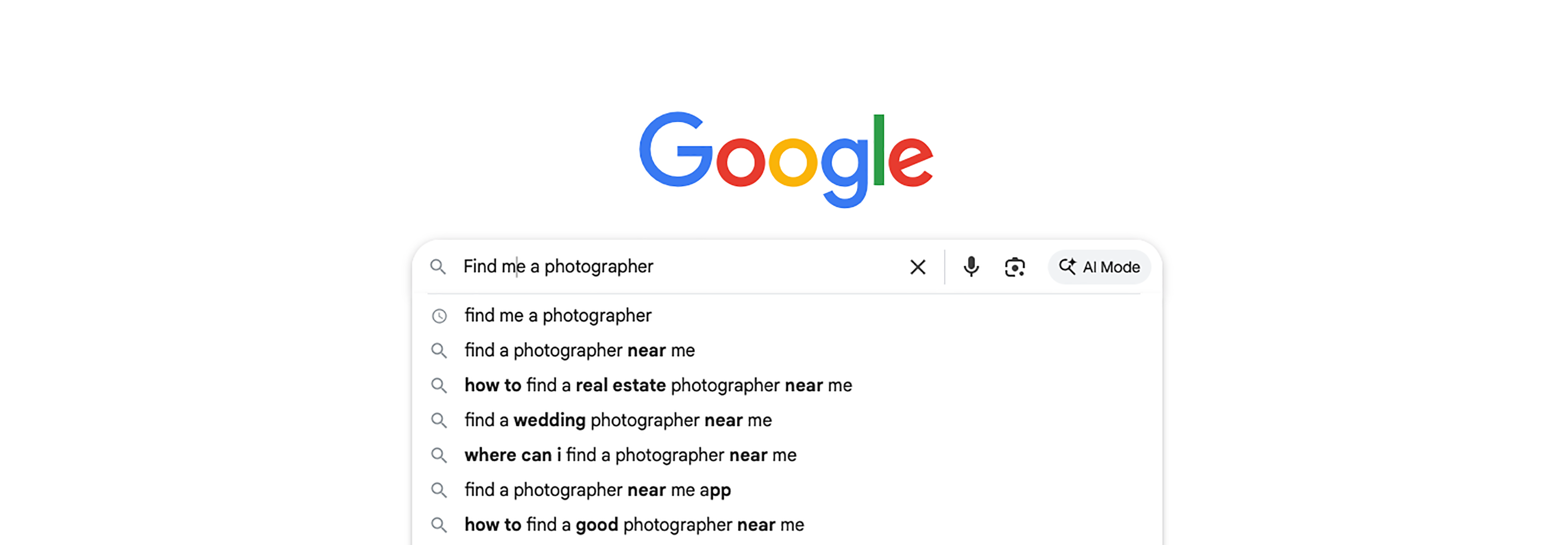 Photography and The Google Search